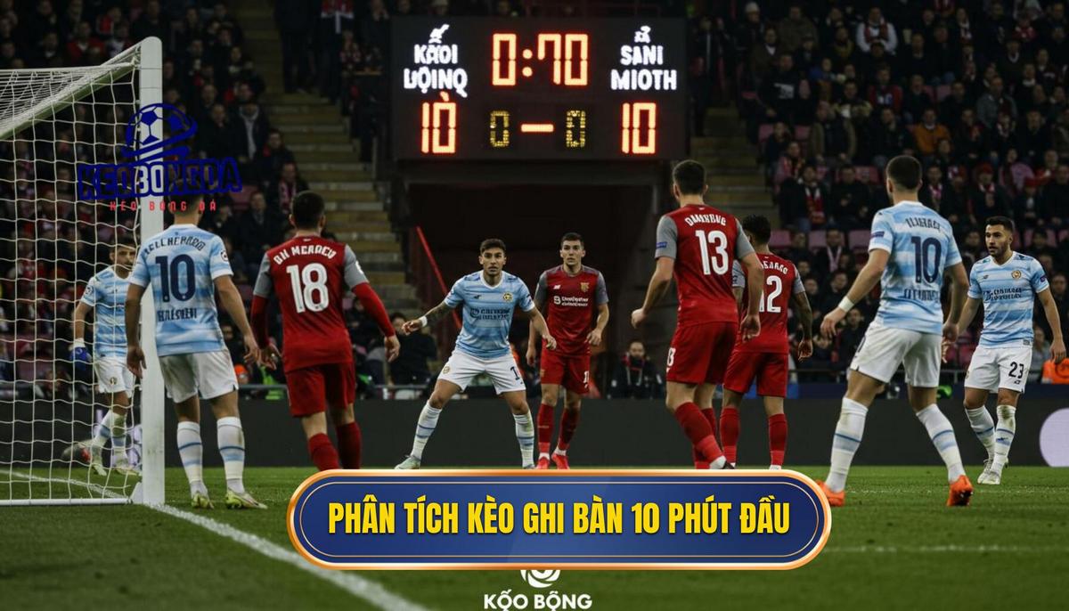 Phân Tích Sâu Sắc Về Kèo cược đội ghi bàn trong 10 phút đầu