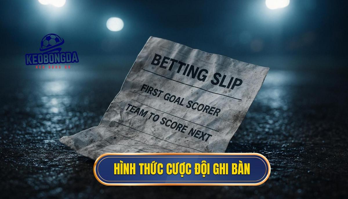 Các hình thức phổ biến của kèo cược đội ghi bàn