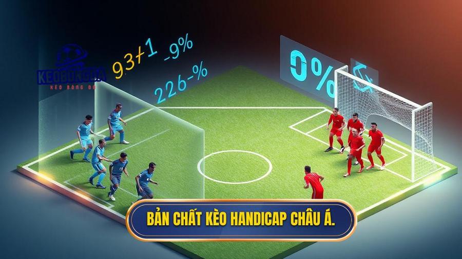 1. Bản chất kèo Handicap Châu Á.